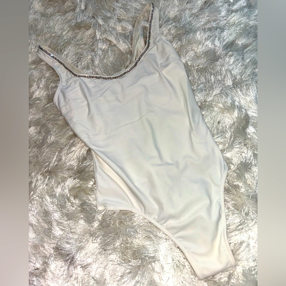 Victorias Secret White Body Suit